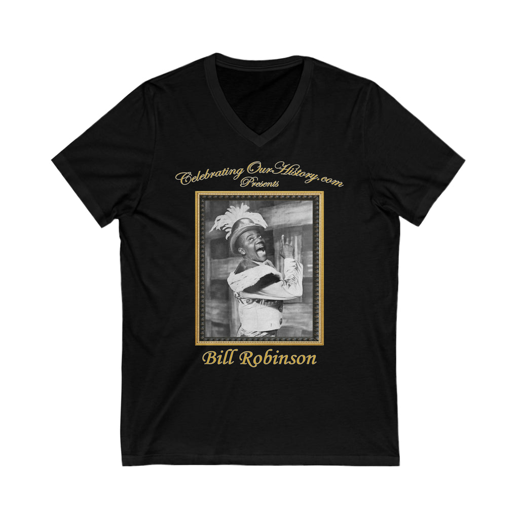 Bill Robinson - The Hot Mikado - Front and Back Printed Concert Style V-Neck T-Shirt