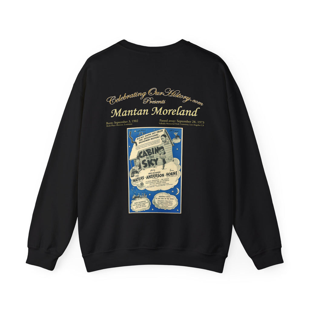 Mantan Moreland - Cabin in the Sky (1943) -  Front and Back Printed Concert Style Sweatshirt