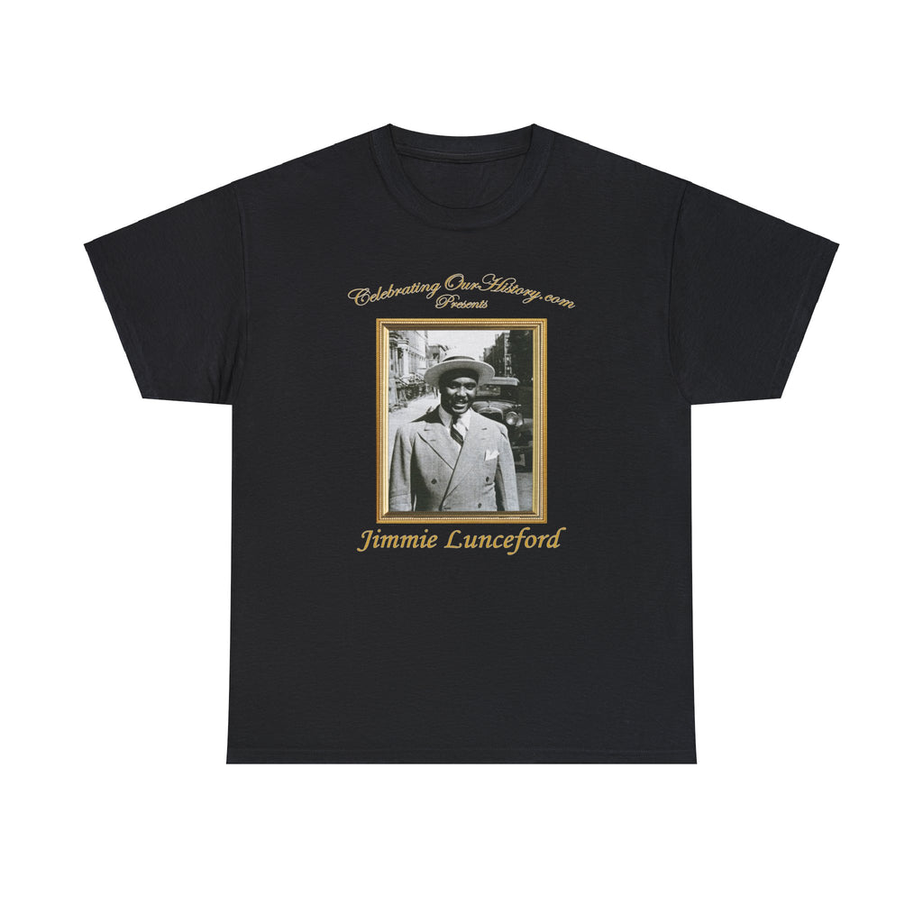Jimmie Lunceford - Ten Records -  Front and Back Printed Concert Style T-Shirt