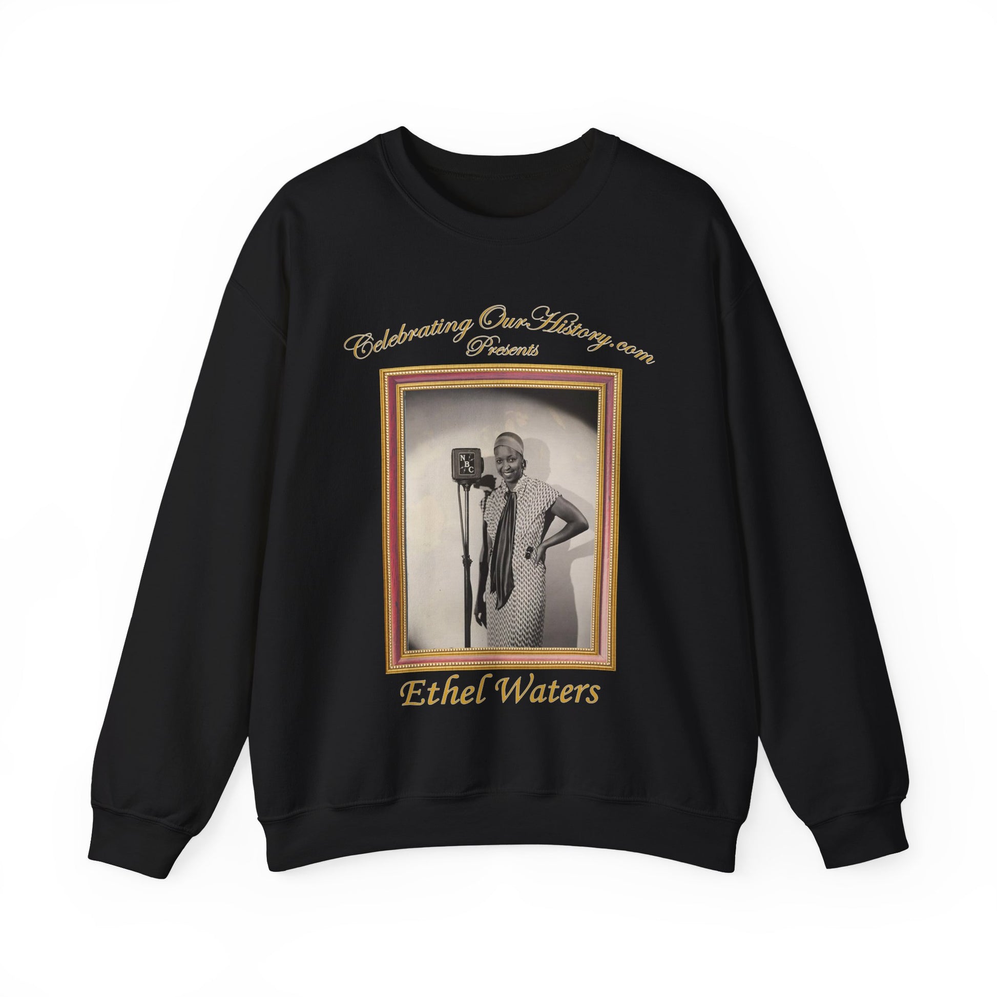 Ethel Waters - Ethel Waters Live -  Front and Back Printed Concert Style Sweatshirt