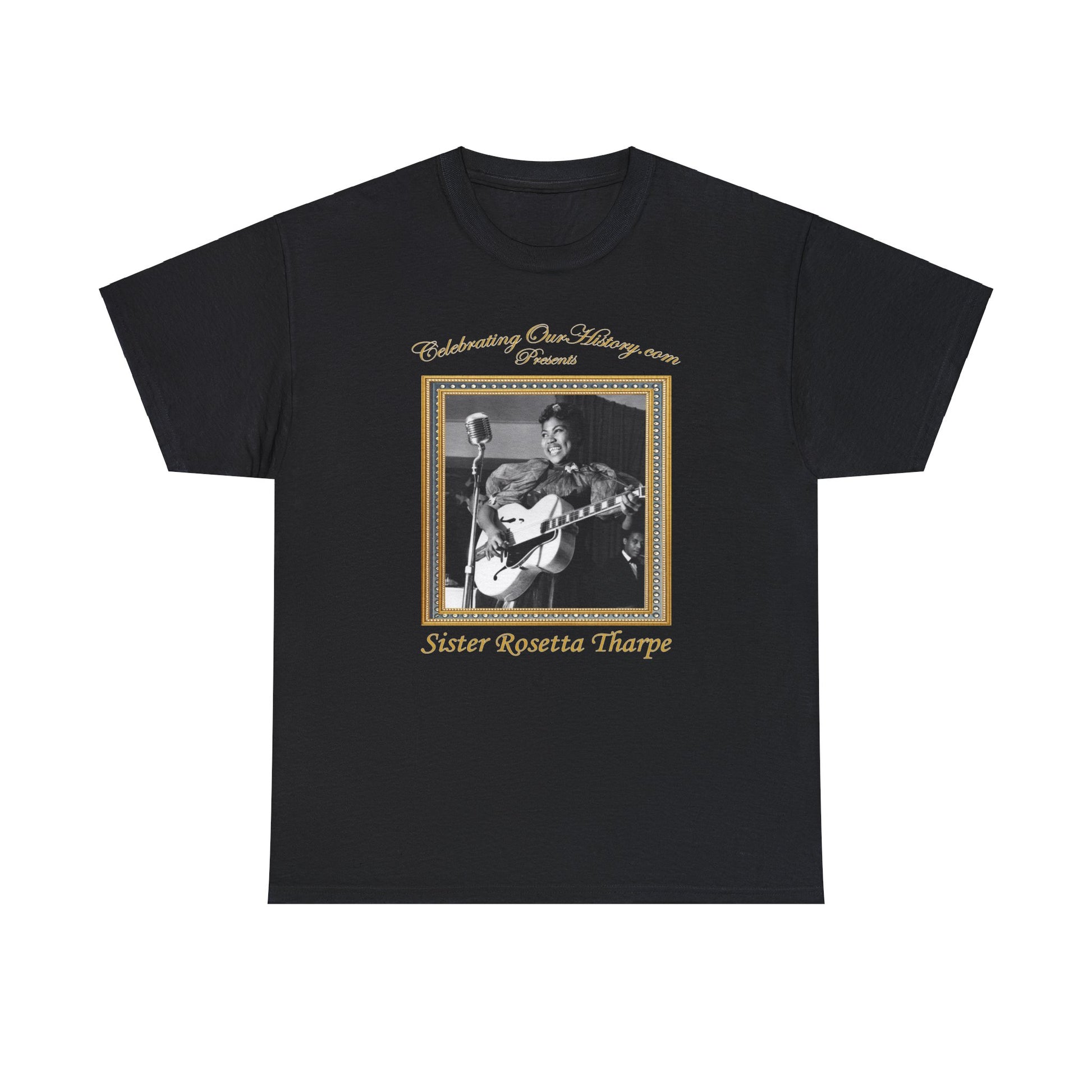 Sister Rosetta Tharpe - Four Albums -  Front and Back Printed Concert Style T-Shirt