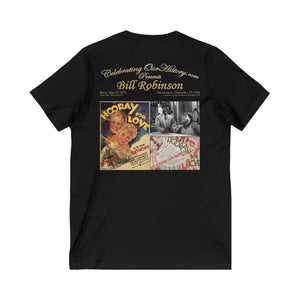 Bill Robinson - Hooray for Love - Front and Back Printed Concert Style V-Neck T-Shirt