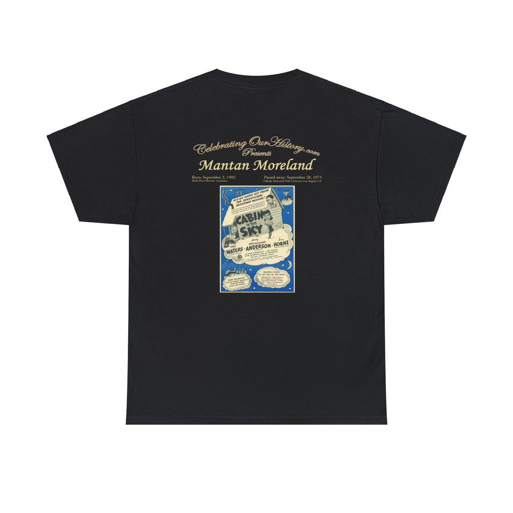 Mantan Moreland - Cabin in the Sky (1943) -  Front and Back Printed Concert Style T-Shirt