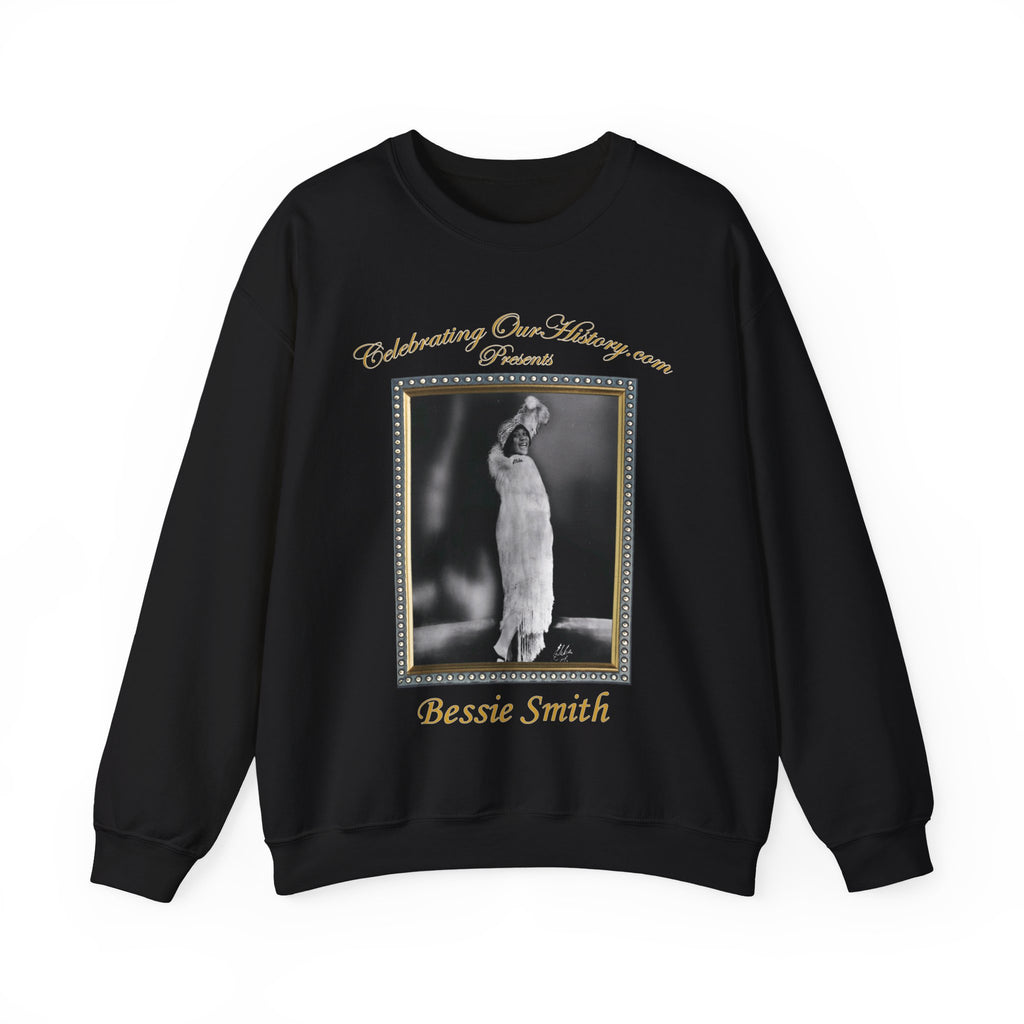 Bessie Smith - Nine Albums -  Front and Back Printed Concert Style Sweatshirt