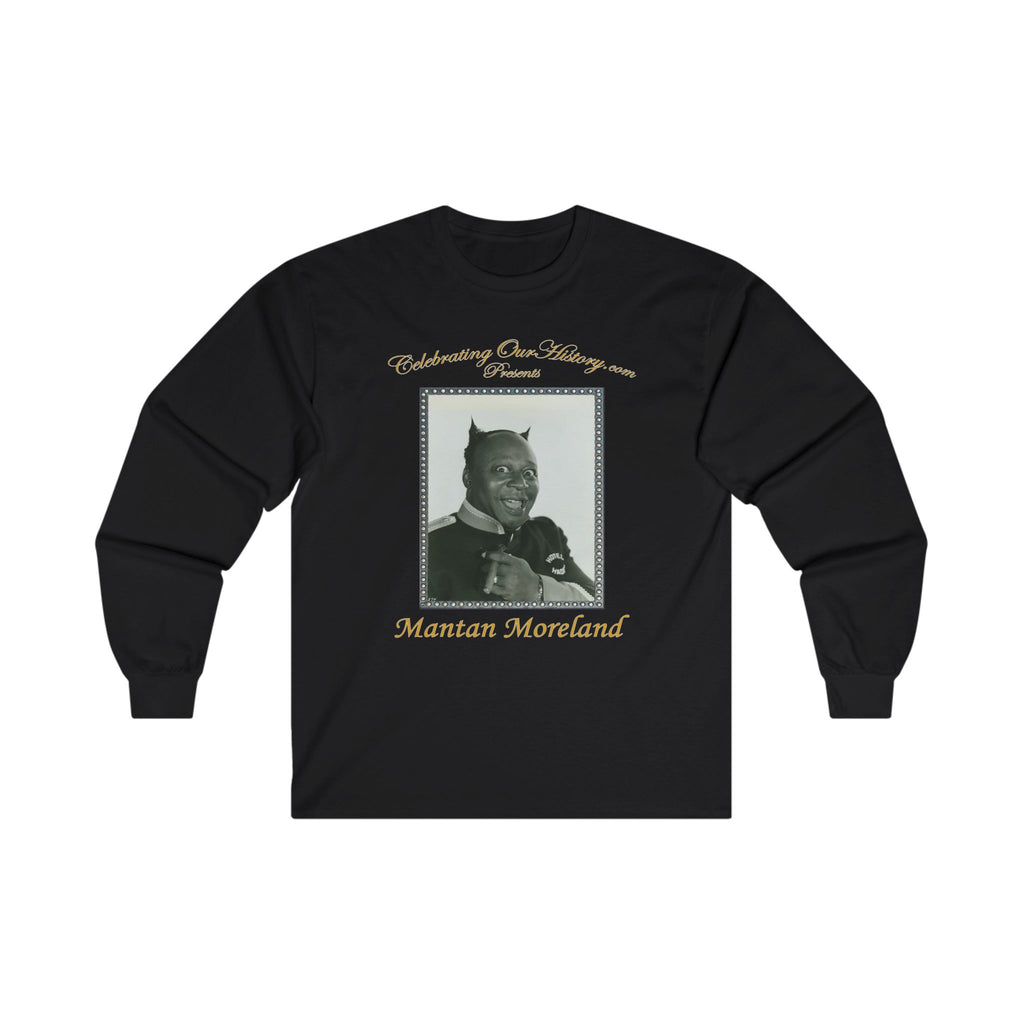 Mantan Moreland - Cabin in the Sky (1943) - Front and Back Printed Concert Style Long Sleeve T-Shirt