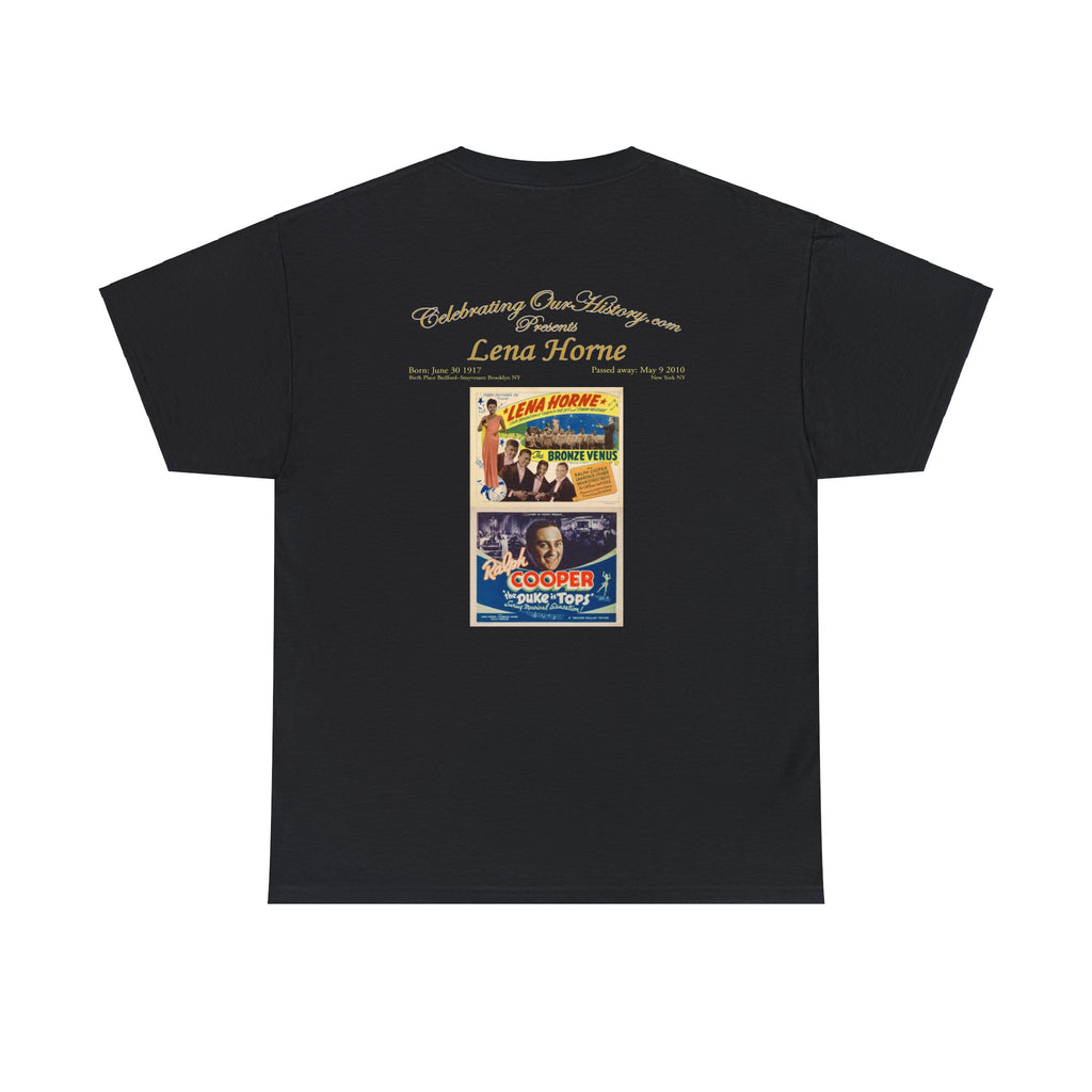 Lena Horne - The Duke Is Tops (1938) -  Front and Back Printed Concert Style T-Shirt