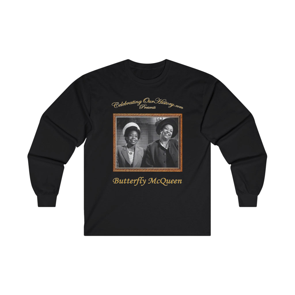 Butterfly McQueen - Cabin in the Sky (1943) - Front and Back Printed Concert Style Long Sleeve T-Shirt