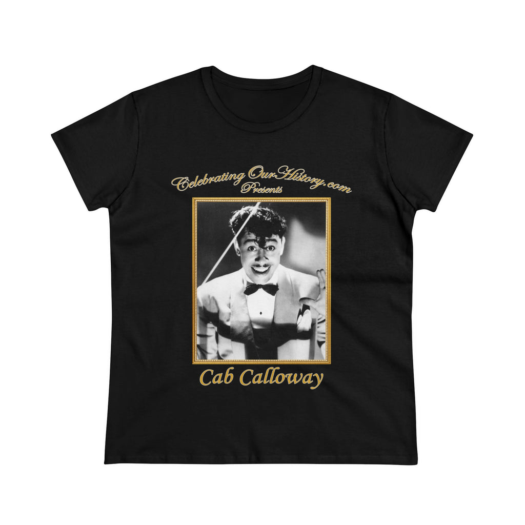 Cab Calloway - Twelve Albums -  Front and Back Printed Concert Style Women's T-Shirt