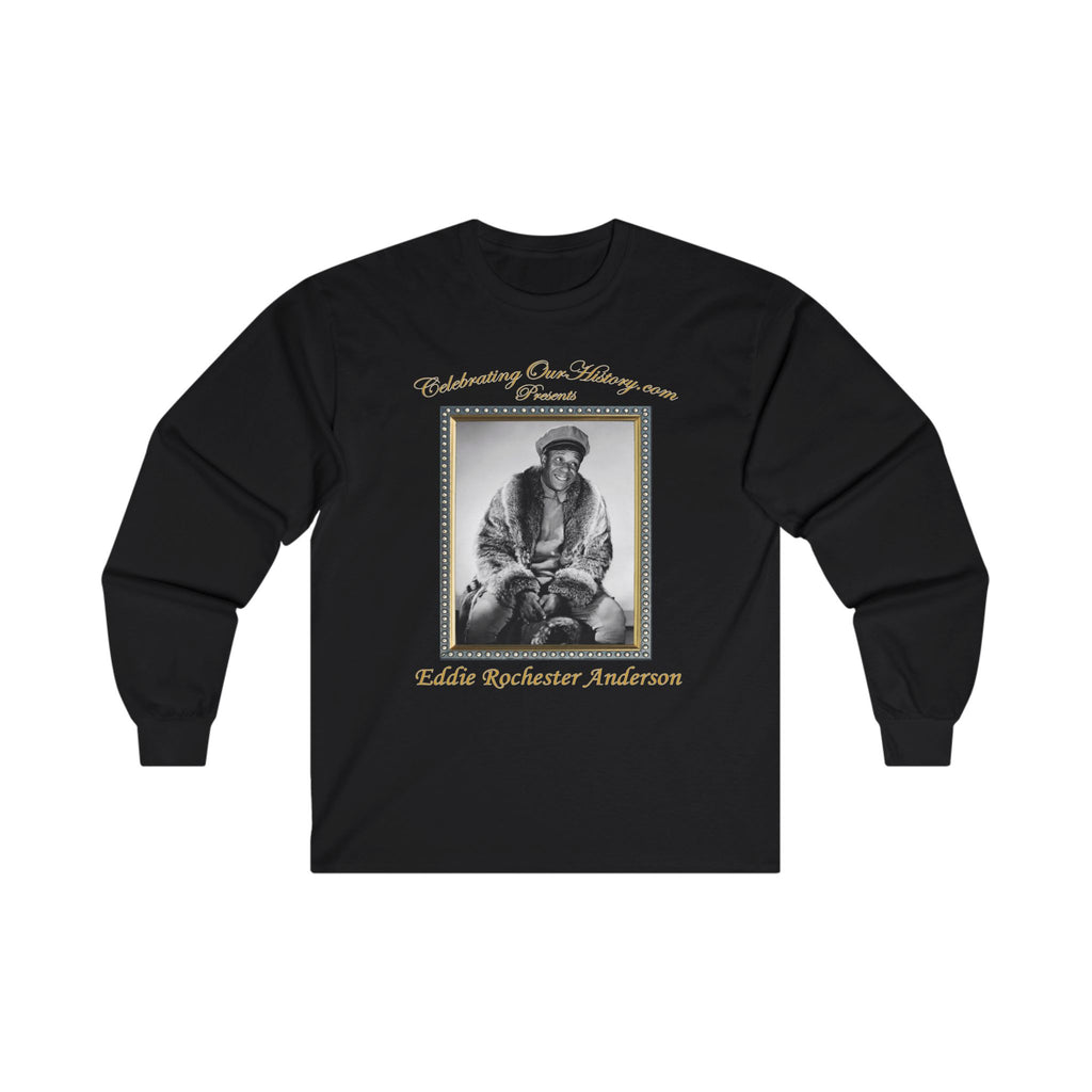 Eddie “Rochester” Anderson - Topper Returns (1941) - Front and Back Printed Concert Style Long Sleeve T-Shirt