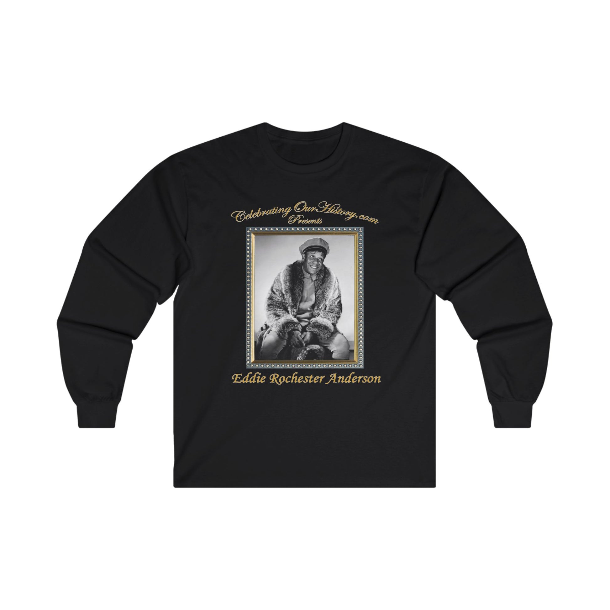 Eddie “Rochester” Anderson - Topper Returns (1941) - Front and Back Printed Concert Style Long Sleeve T-Shirt