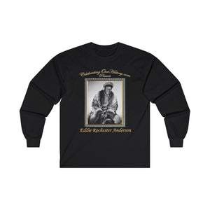 Eddie “Rochester” Anderson - Topper Returns (1941) - Front and Back Printed Concert Style Long Sleeve T-Shirt