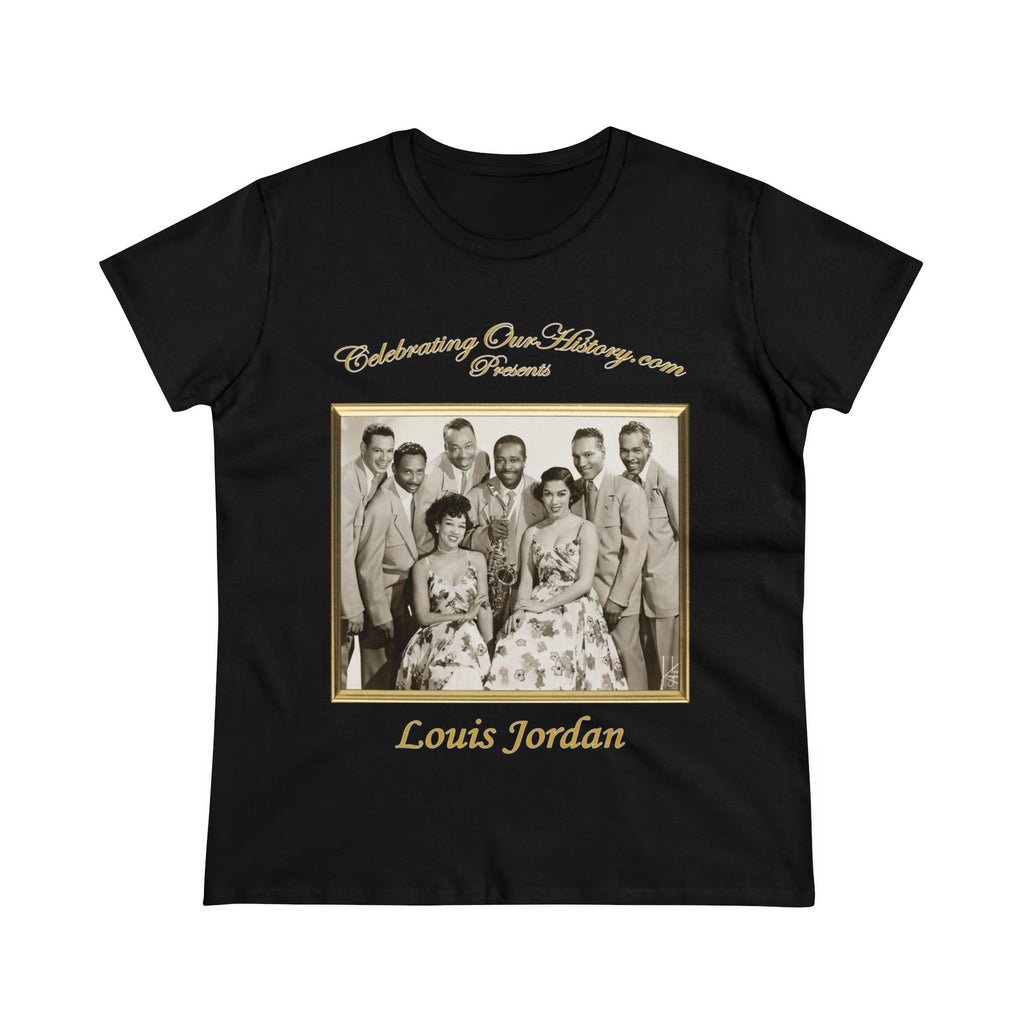Louis Jordan - Souvenir Book -  Front and Back Printed Concert Style Women's T-Shirt