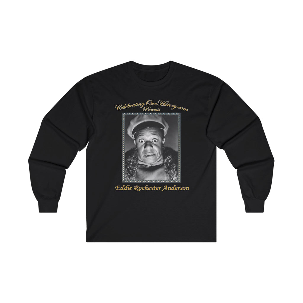 Eddie “Rochester” Anderson - Topper Returns (1941) v2 - Front and Back Printed Concert Style Long Sleeve T-Shirt