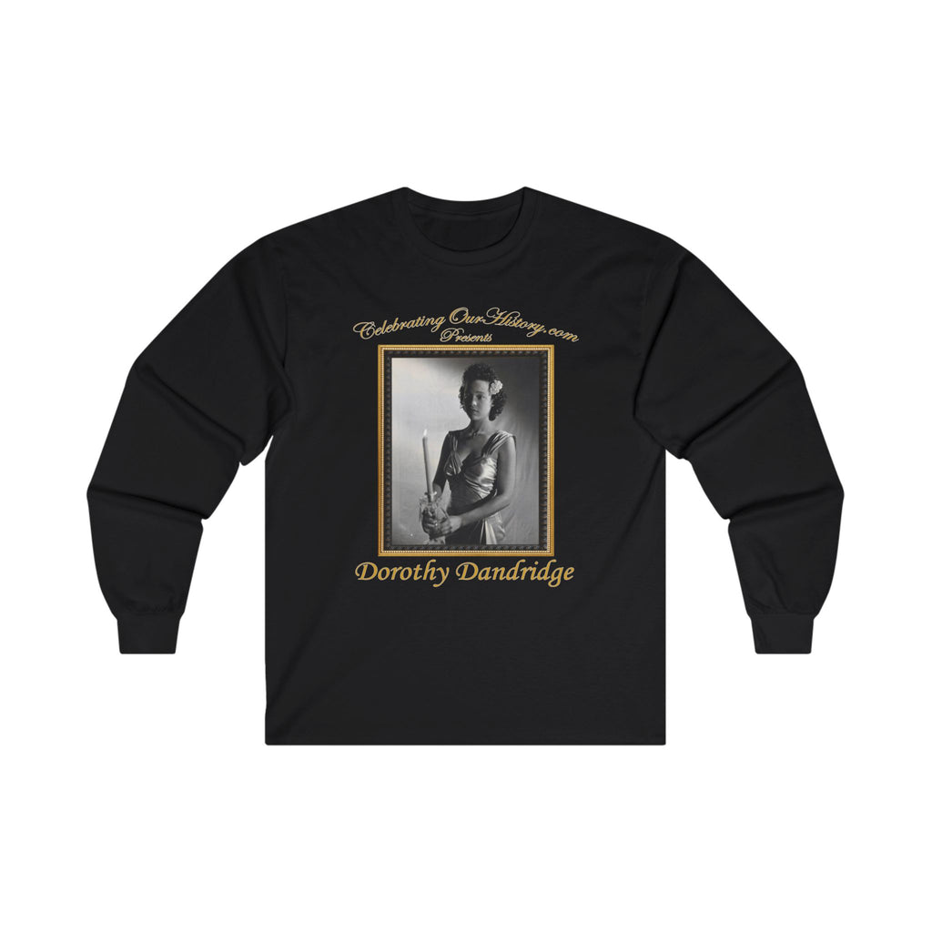 Dorothy Dandridge - Four Shall Die (1940) - Front and Back Printed Concert Style Long Sleeve T-Shirt