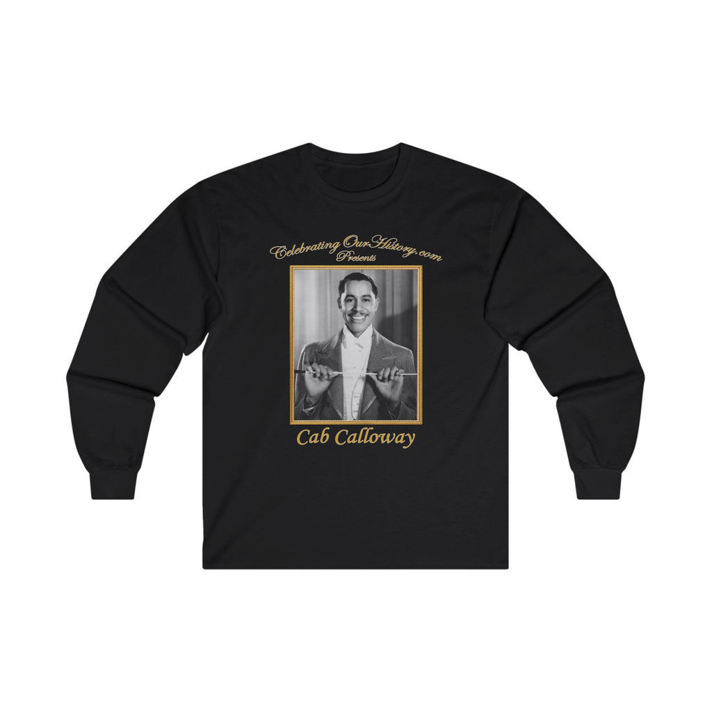 Cab Calloway - Four Movie Posters - Front and Back Printed Concert Style Long Sleeve T-Shirt