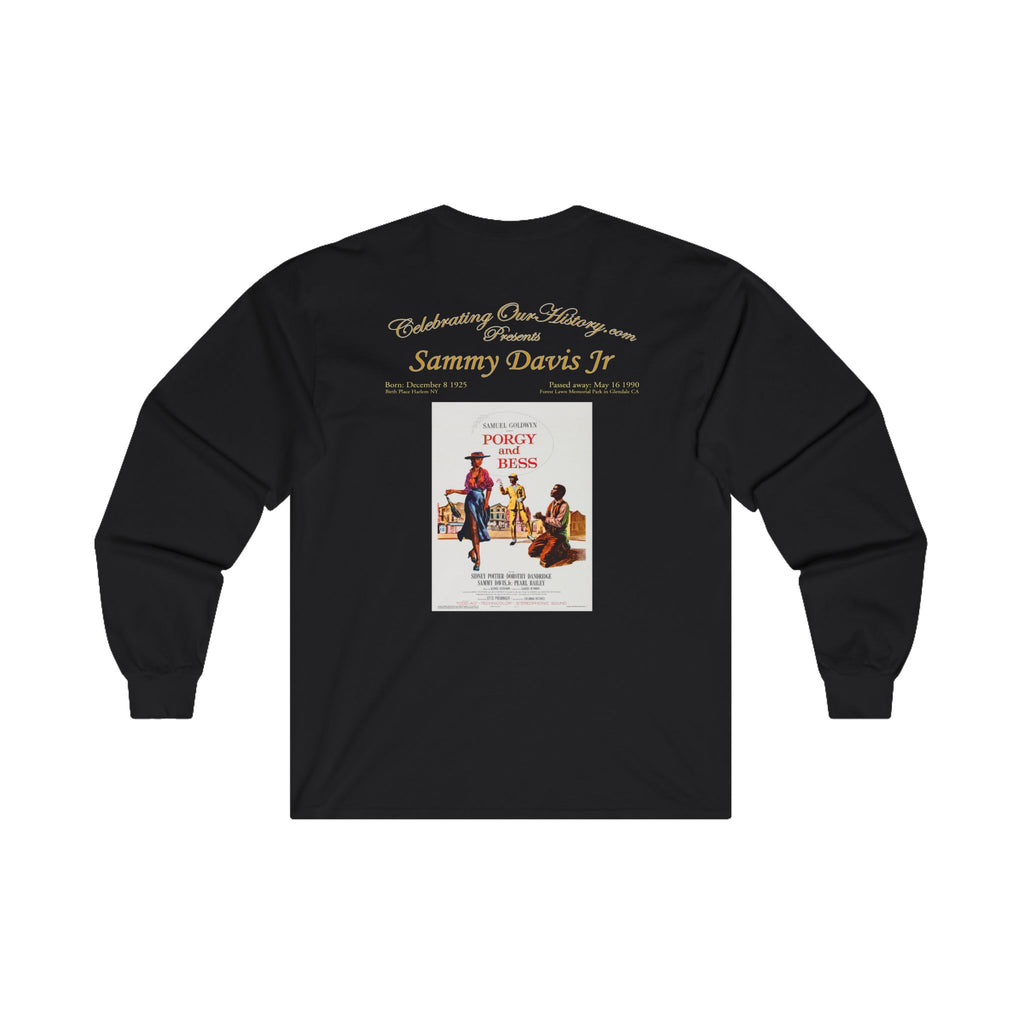 Sammy Davis Jr - Porgy And Bess (1959) - Front and Back Printed Concert Style Long Sleeve T-Shirt
