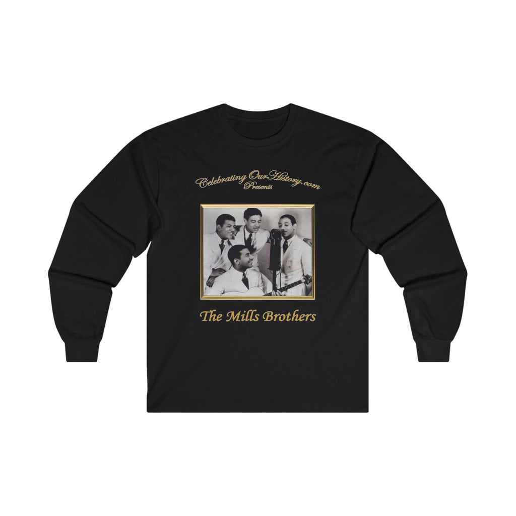 The Mills Brothers - Chronological Vol 4 - Front and Back Printed Concert Style Long Sleeve T-Shirt