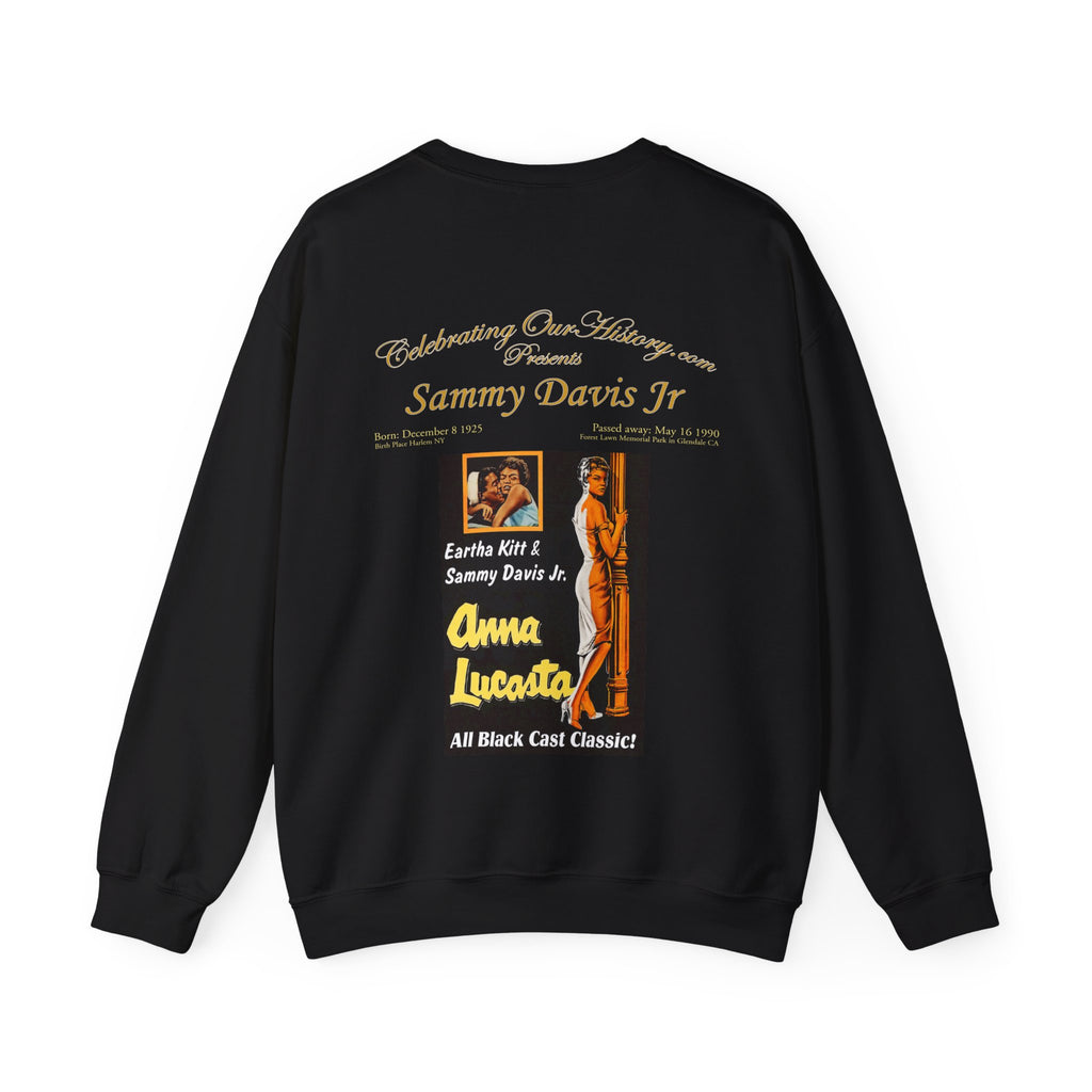 Sammy Davis Jr - Anna Lucasta (1958) -  Front and Back Printed Concert Style Sweatshirt