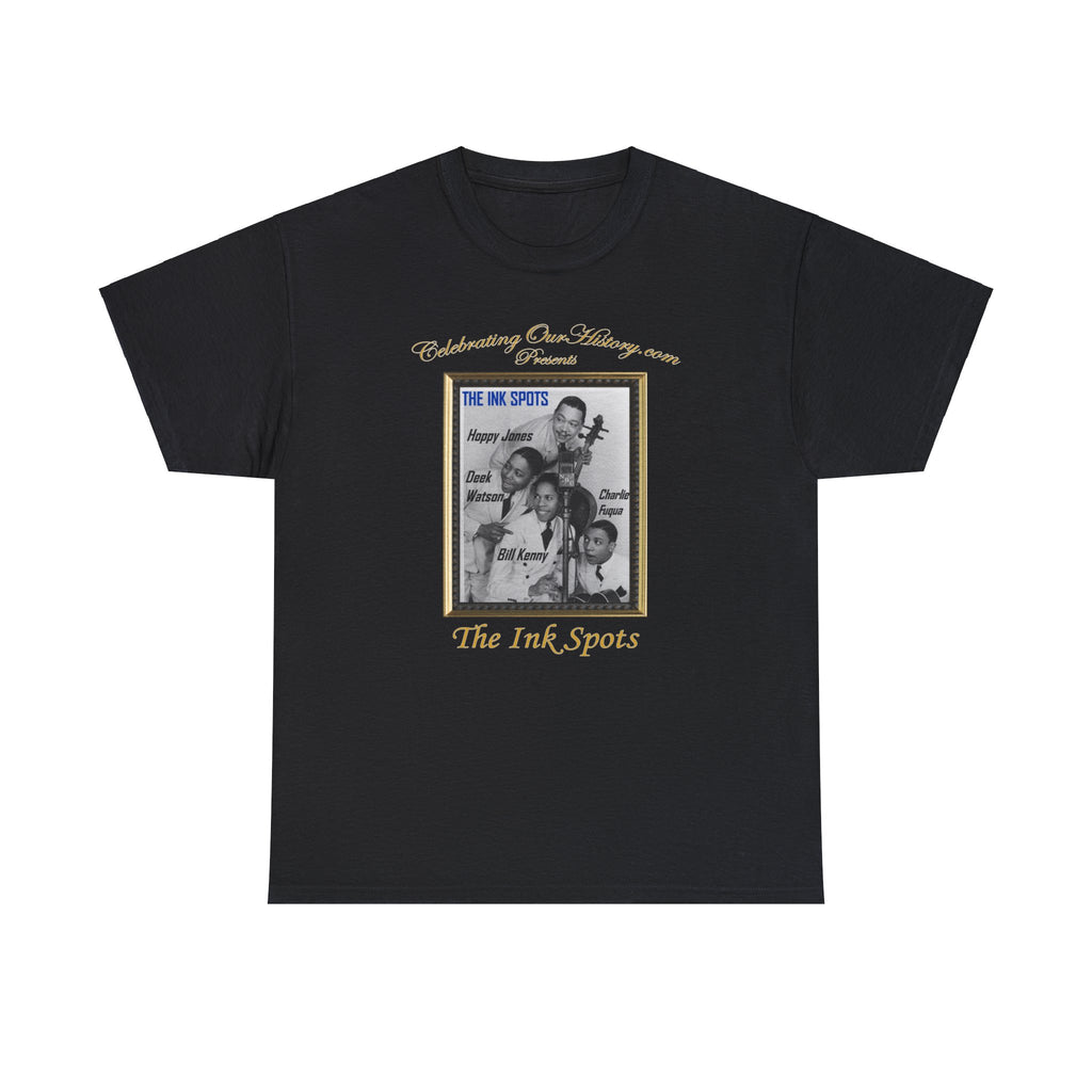 The Ink Spots - Ashbury Park -  Front and Back Printed Concert Style T-Shirt