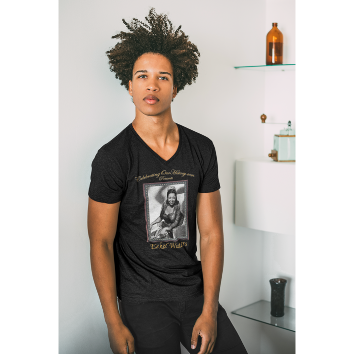 Ethel Waters - Cabin in the Sky (1943) - Front and Back Printed Concert Style V-Neck T-Shirt