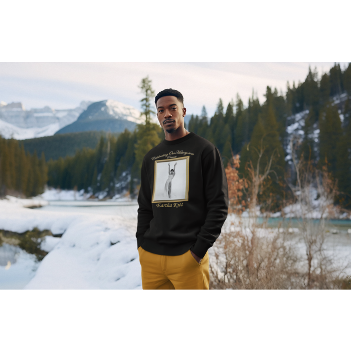 Eartha Kitt - St. Louis Blues (1958) v2 -  Front and Back Printed Concert Style Sweatshirt