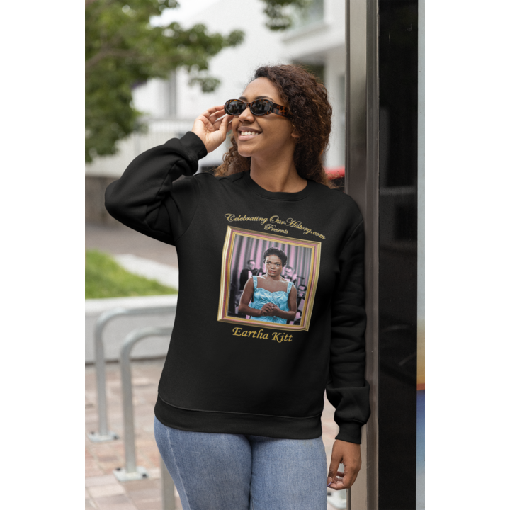 Eartha Kitt - St. Louis Blues (1958) -  Front and Back Printed Concert Style Sweatshirt