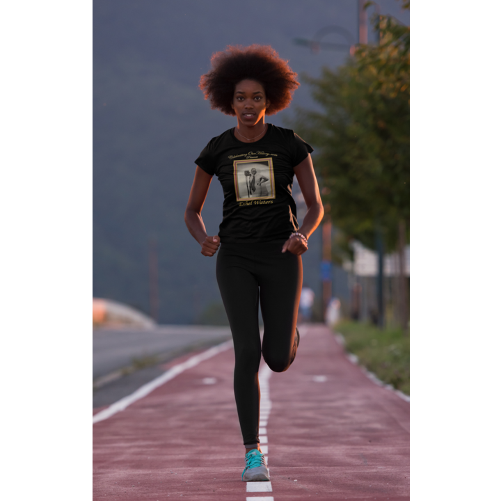 Ethel Waters - Ethel Waters Live -  Front and Back Printed Concert Style Women's T-Shirt