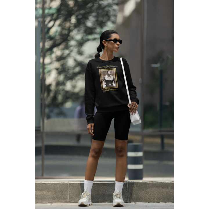 Ethel Waters - Nine Movie Posters -  Front and Back Printed Concert Style Sweatshirt