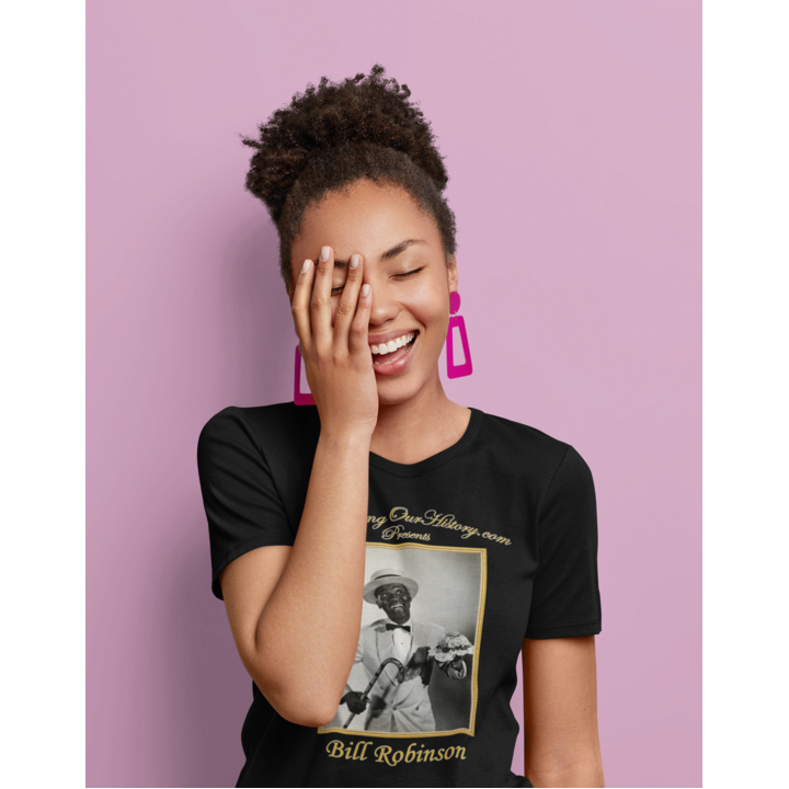 Bill Robinson - Stormy Weather (1943) -  Front and Back Printed Concert Style Women's T-Shirt