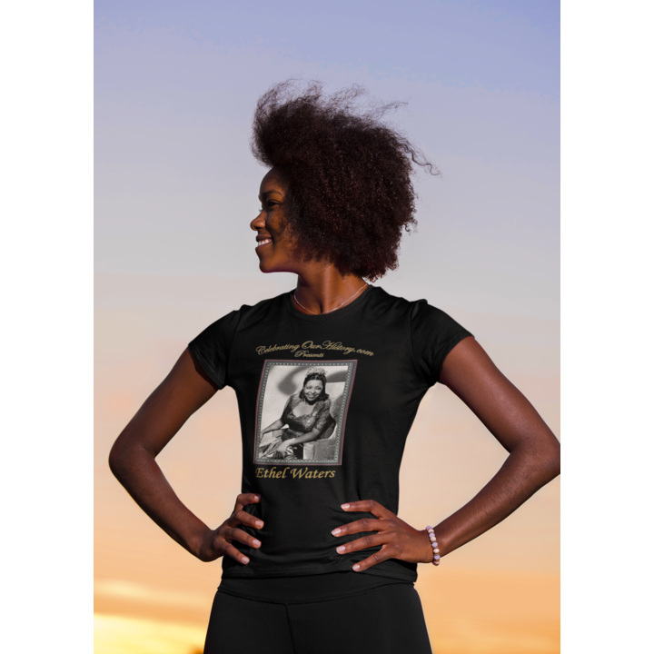 Ethel Waters - Cabin in the Sky (1943) -  Front and Back Printed Concert Style Women's T-Shirt