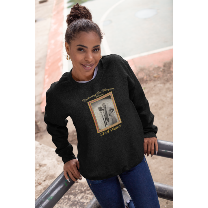 Ethel Waters - Ethel Waters Live -  Front and Back Printed Concert Style Sweatshirt