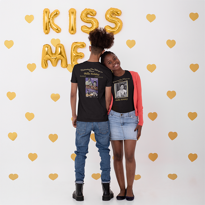 Billie Holiday - New Orleans (1947) - Front and Back Printed Concert Style T-Shirt