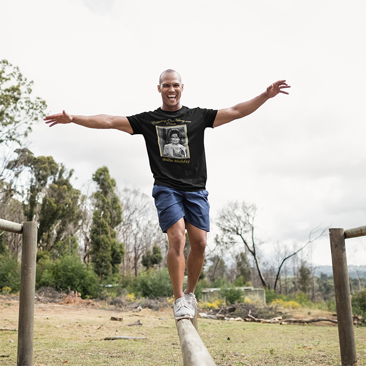 Billie Holiday - New Orleans (1947) - Front and Back Printed Concert Style T-Shirt