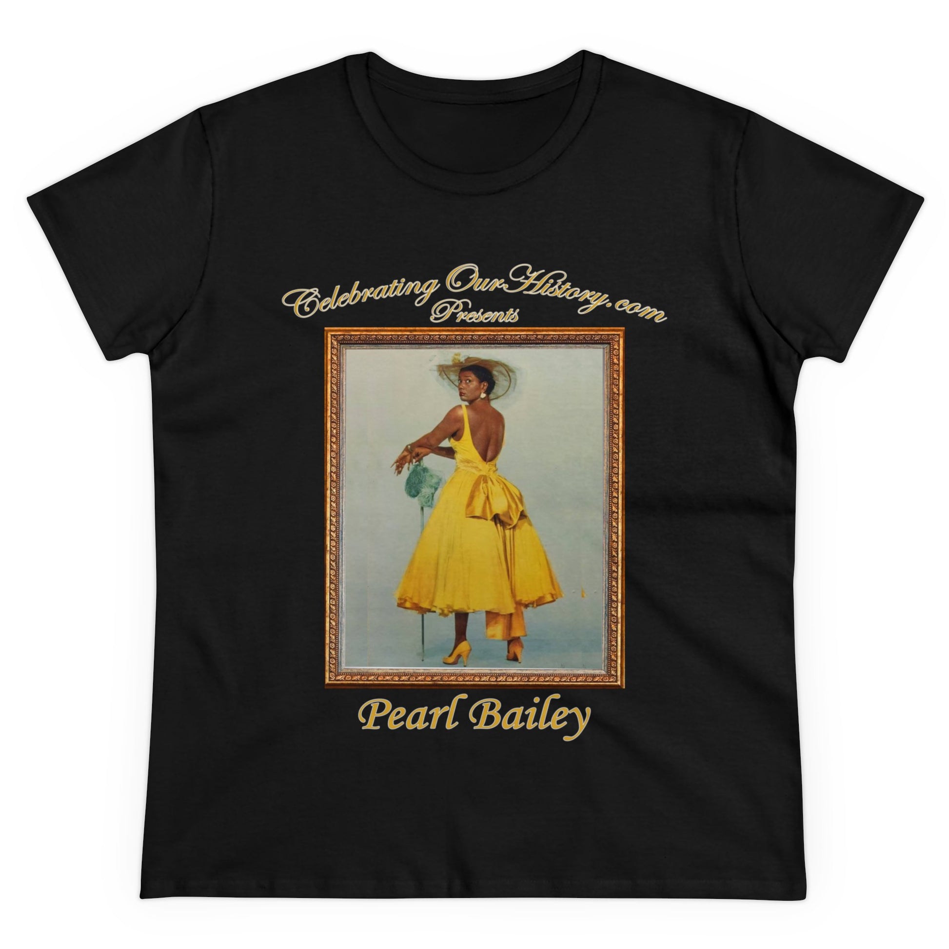 Pearl Bailey -  St. Louis Blues (1958) -  Front and Back Printed Concert Style Women's T-Shirt