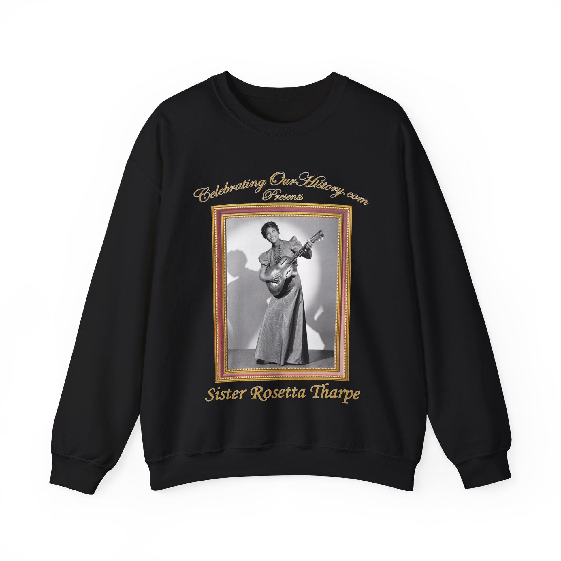 Sister Rosetta Tharpe - Rock And Roll Hall Of Fame -  Front and Back Printed Concert Style Sweatshirt