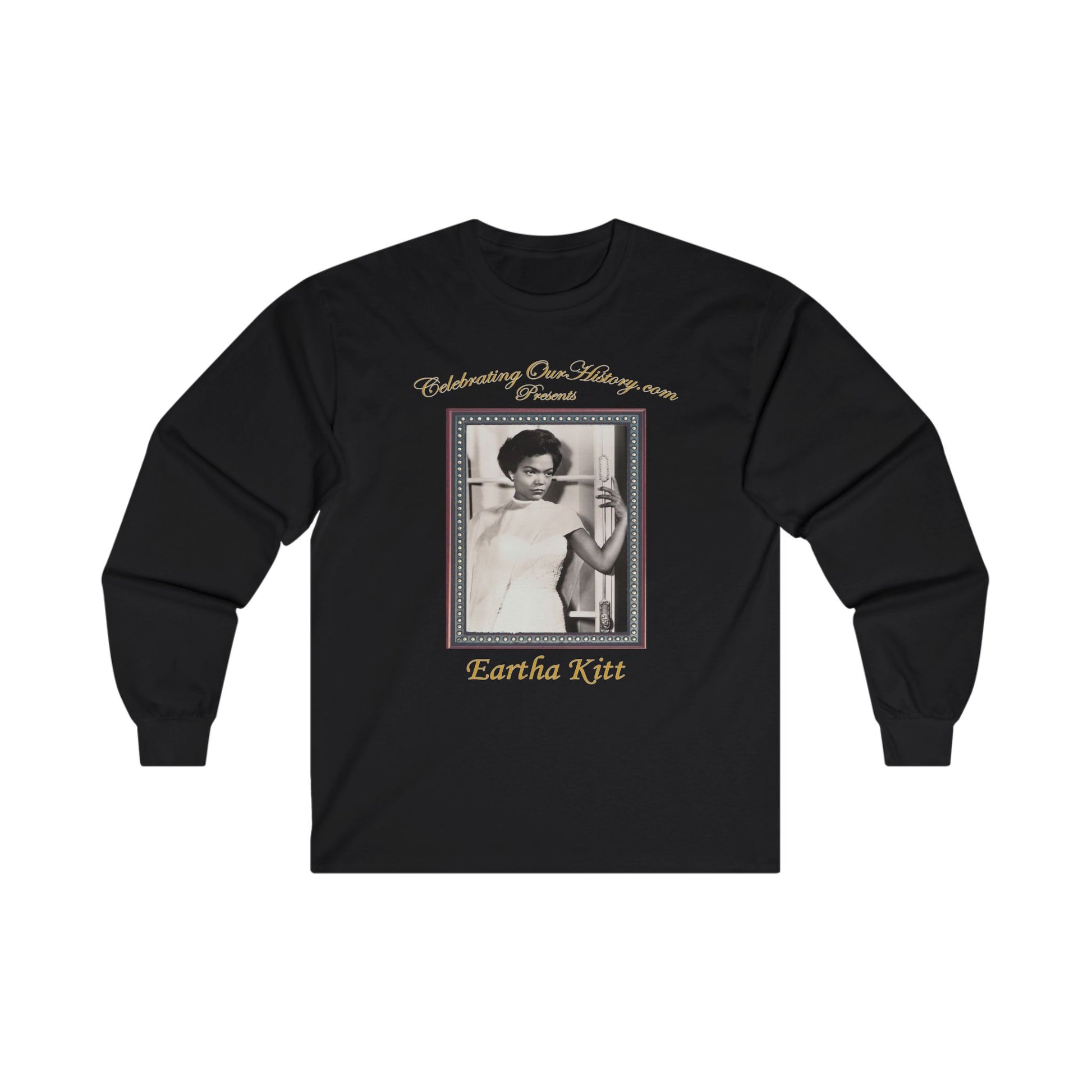 Eartha Kitt - Anna Lucasta (1958) - Front and Back Printed Concert Style Long Sleeve T-Shirt
