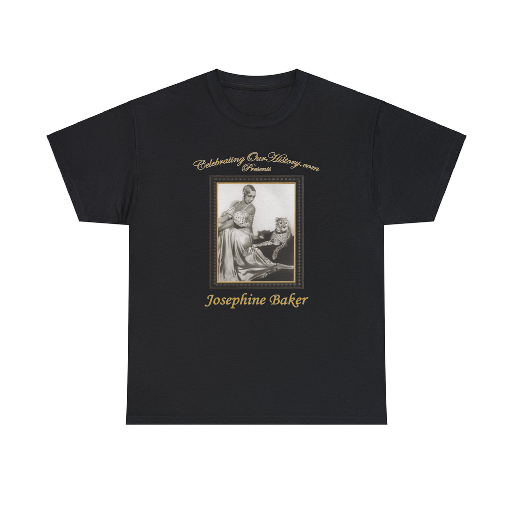 Josephine Baker - Four Stamps -  Front and Back Printed Concert Style T-Shirt