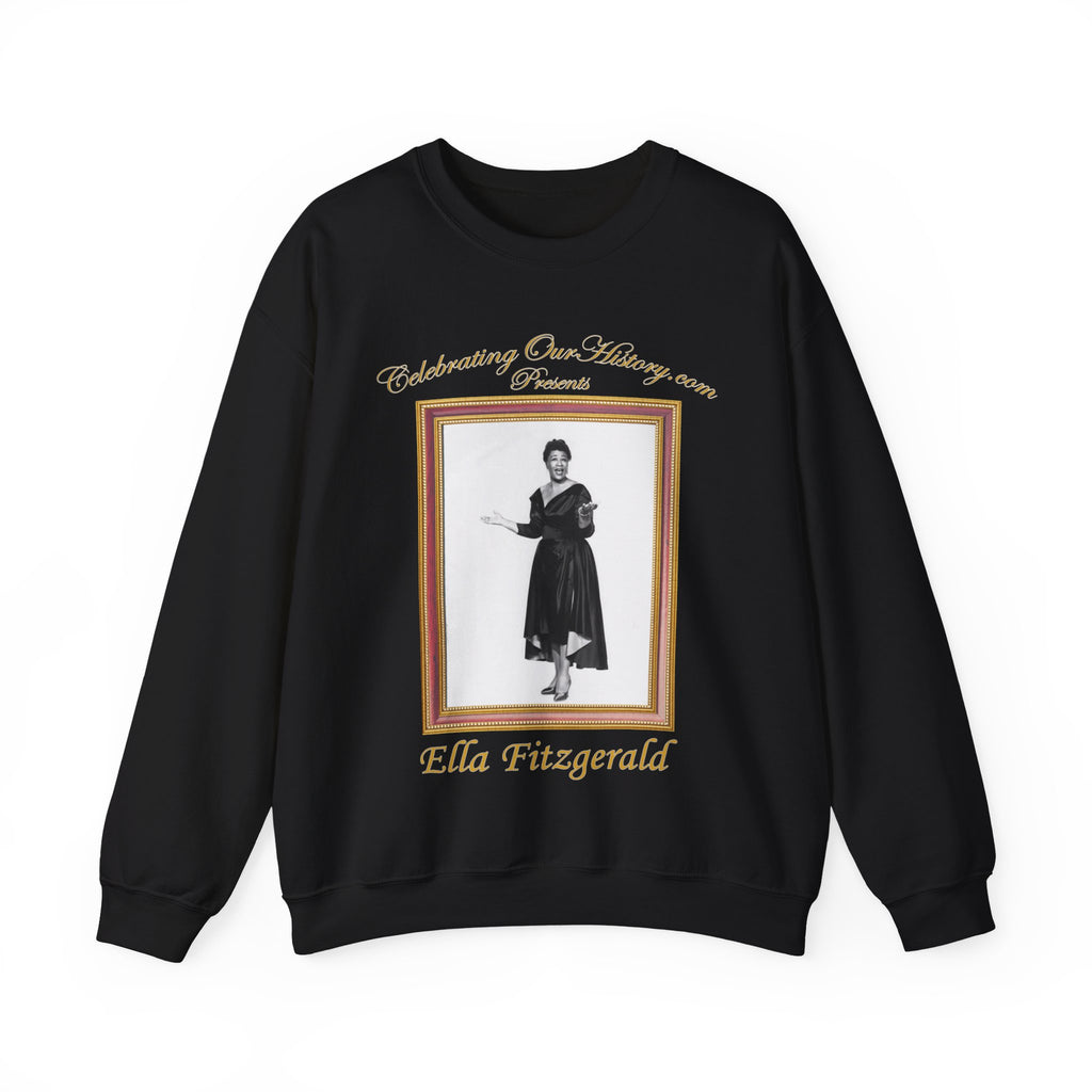 Ella Fitzgerald - St. Louis Blues (1958) -  Front and Back Printed Concert Style Sweatshirt