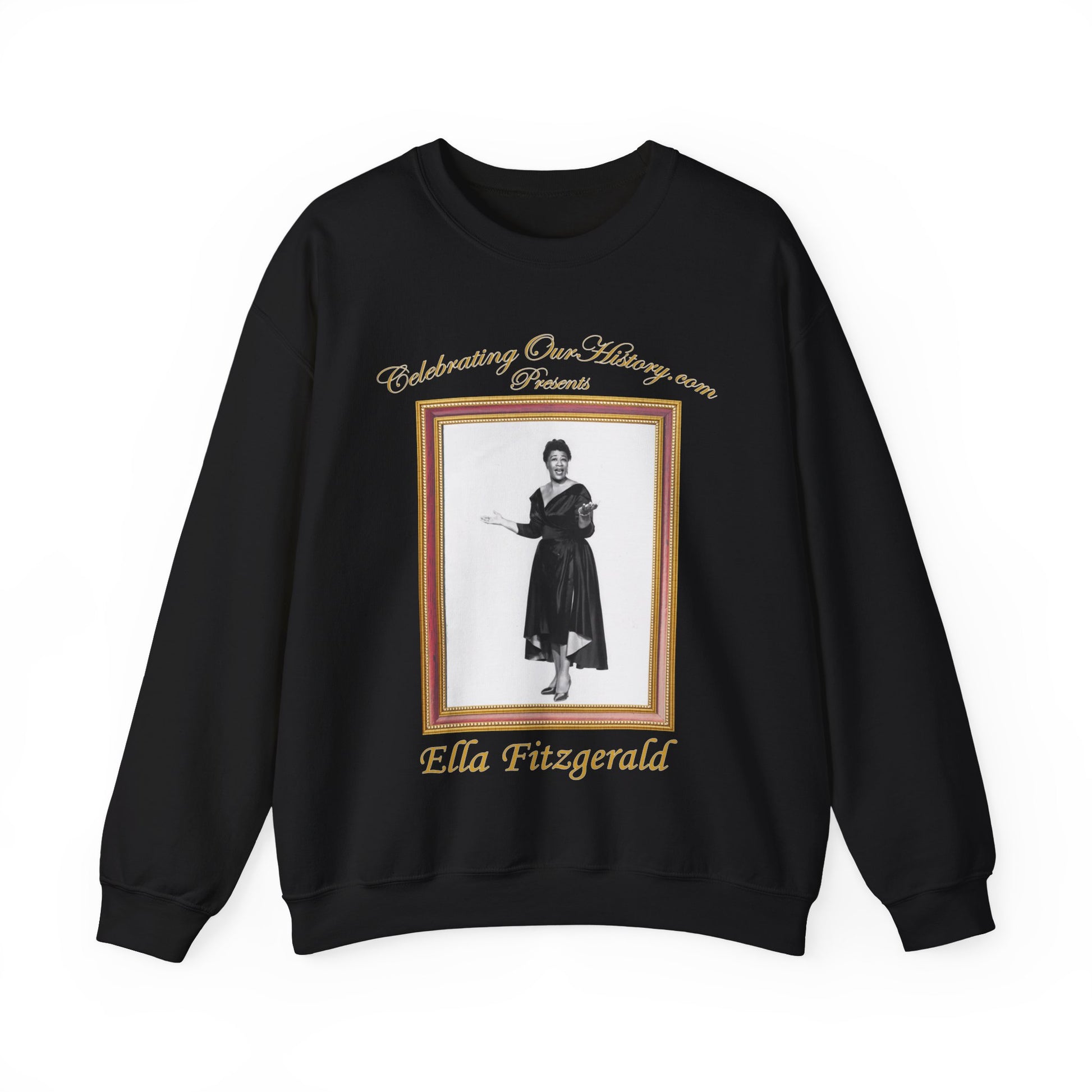 Ella Fitzgerald - St. Louis Blues (1958) -  Front and Back Printed Concert Style Sweatshirt
