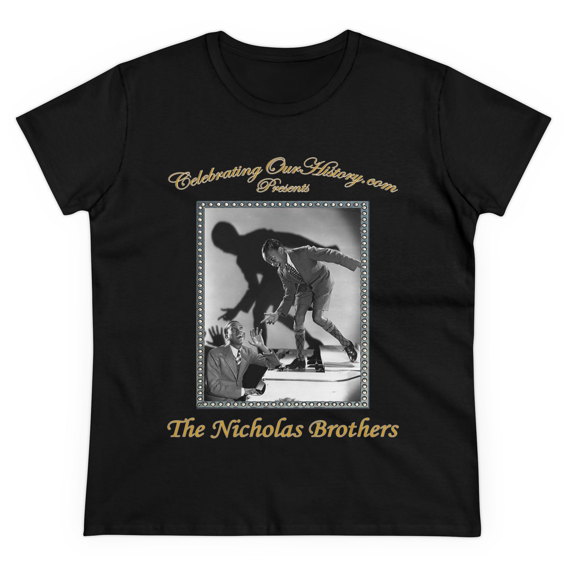 The Nicholas Brothers - The Big Broadcast of 1936 v3 -  Front and Back Printed Concert Style Women's T-Shirt