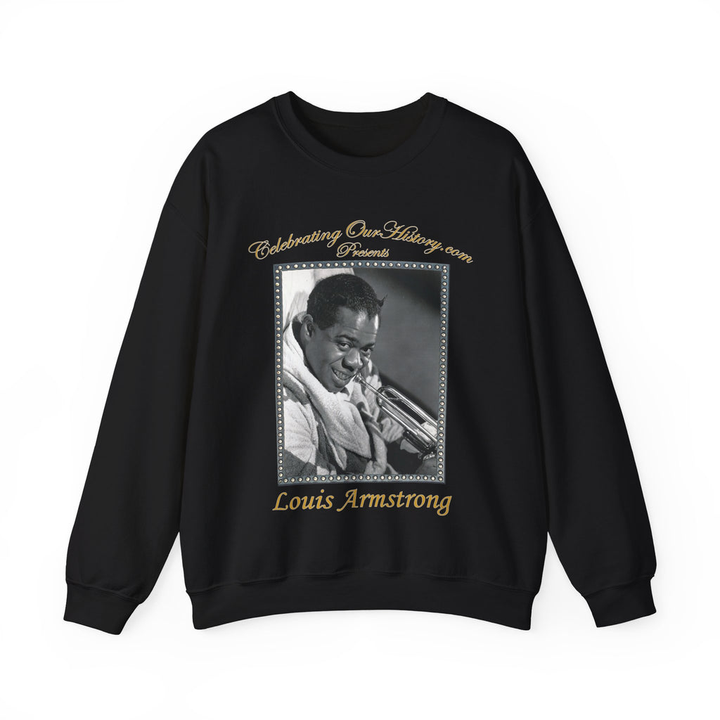 Louis Armstrong - Cabin in the Sky (1943) -  Front and Back Printed Concert Style Sweatshirt