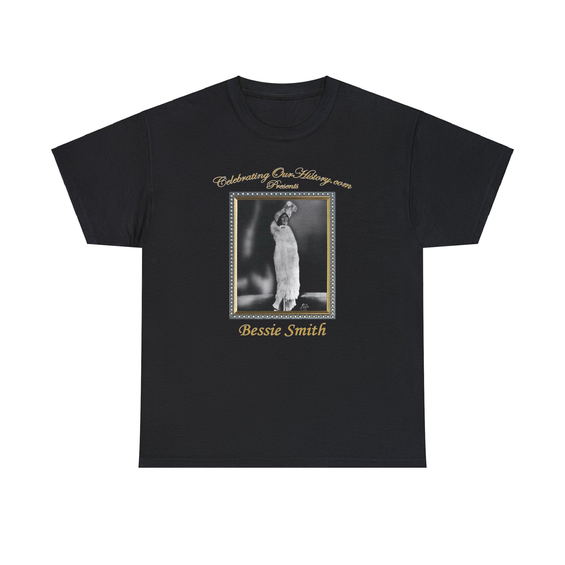 Bessie Smith - Nine Albums -  Front and Back Printed Concert Style T-Shirt
