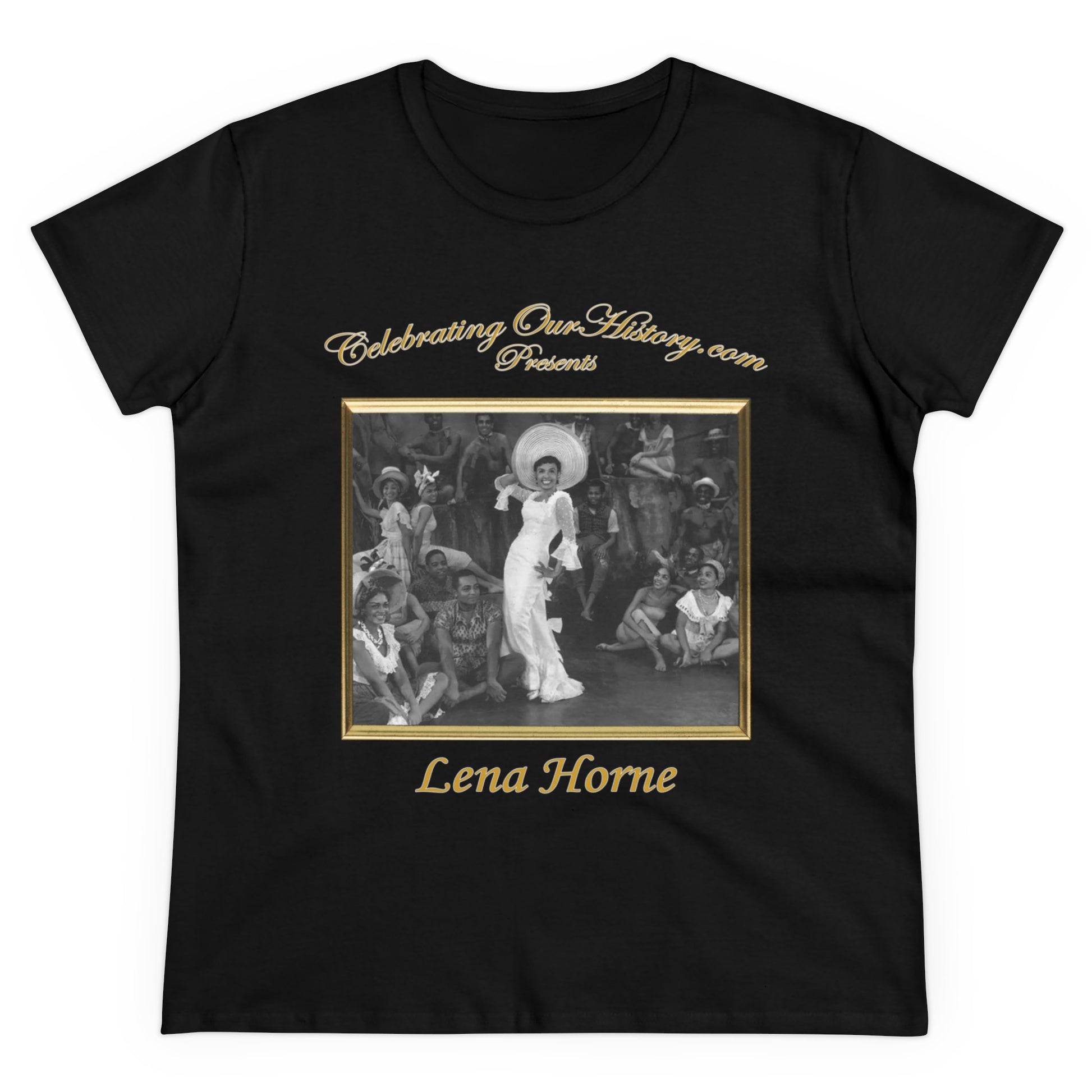 Lena Horne - Jamaica -  Front and Back Printed Concert Style Women's T-Shirt