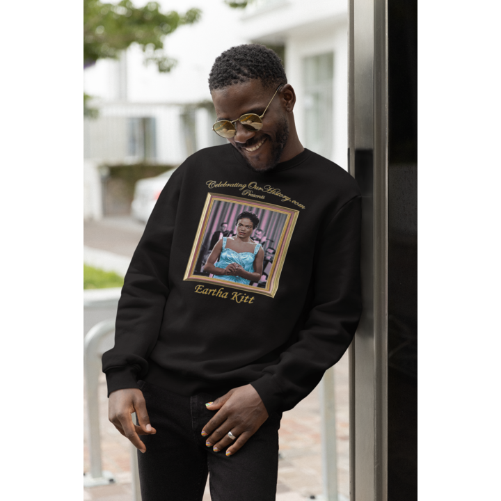 Eartha Kitt - St. Louis Blues (1958) -  Front and Back Printed Concert Style Sweatshirt