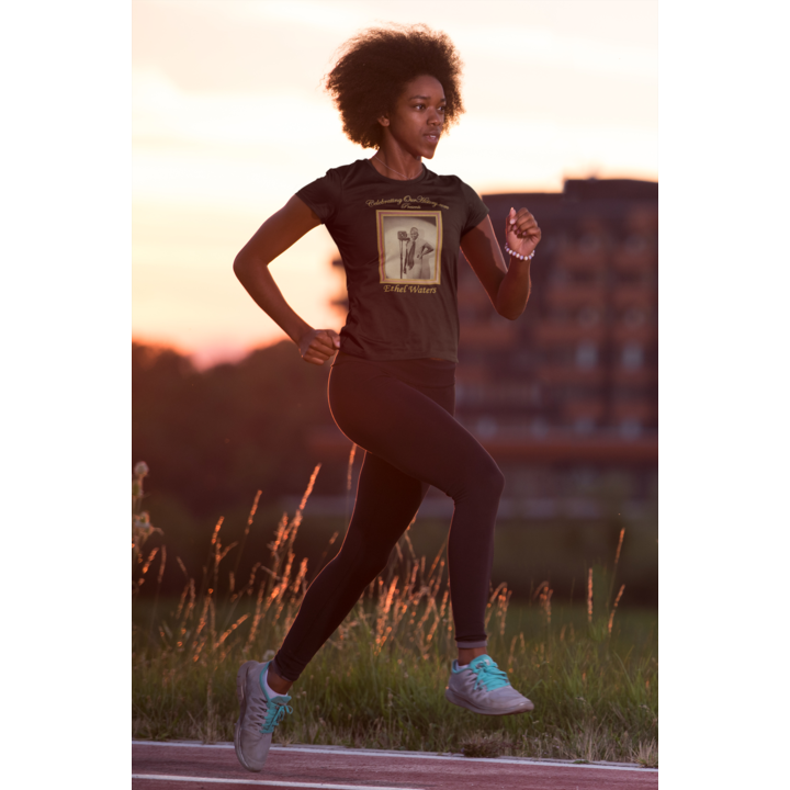 Ethel Waters - Ethel Waters Live -  Front and Back Printed Concert Style Women's T-Shirt