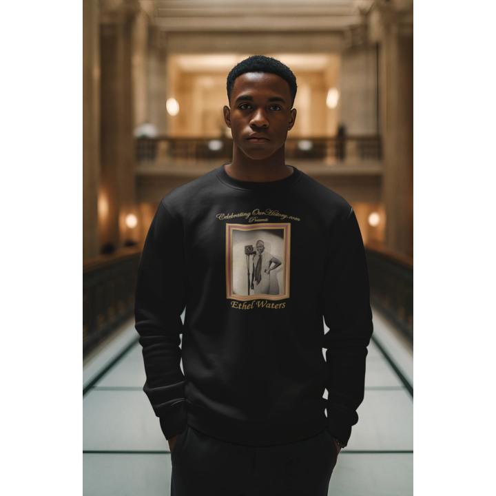 Ethel Waters - Ethel Waters Live -  Front and Back Printed Concert Style Sweatshirt