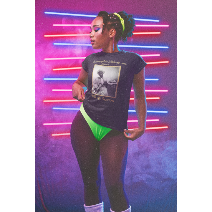 Bill Robinson - Stormy Weather (1943) -  Front and Back Printed Concert Style Women's T-Shirt