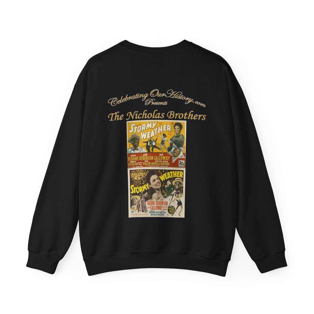 The Nicholas Brothers - Stormy Weather (1943) -  Front and Back Printed Concert Style Sweatshirt