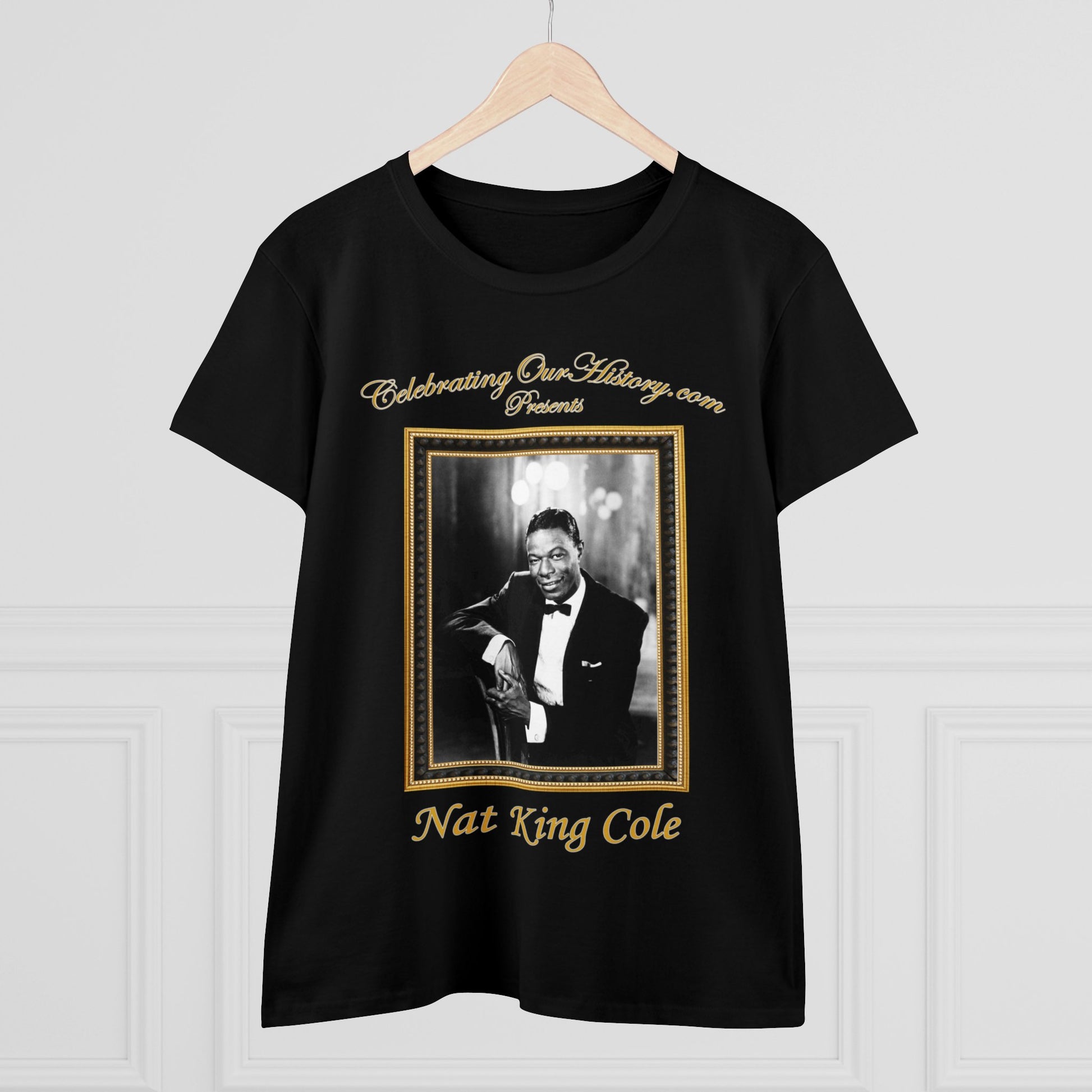 Nat King Cole - St. Louis Blues (1958) Album -  Front and Back Printed Concert Style Women's T-Shirt