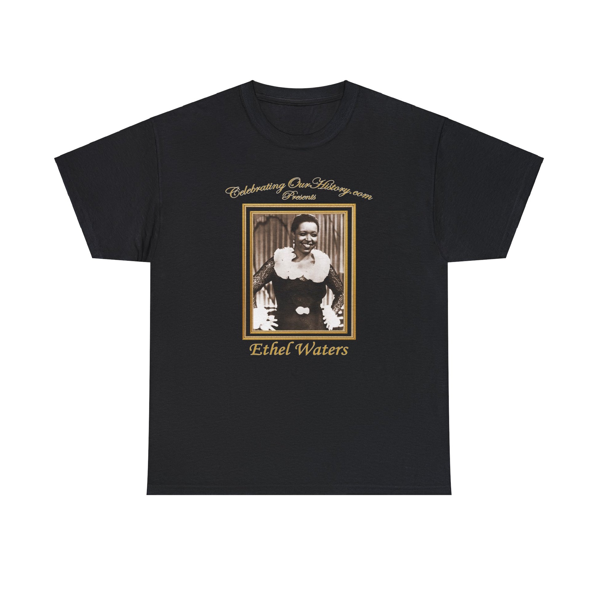 Ethel Waters - Nine Movie Posters -  Front and Back Printed Concert Style T-Shirt